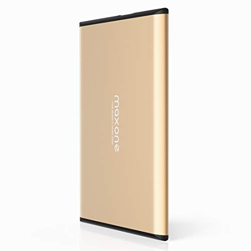 Disco duro externo portátil ultra delgado USB 3.0 Gold 500GB