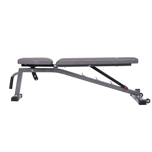 Body Champ Olympic Weight Bench with Squat Rack Included, Two Piece Set