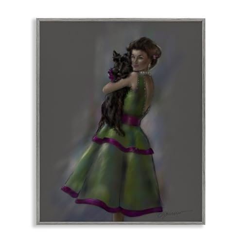 Scottie Love Portrait, 24 x 30 Inch Framed Giclée Print