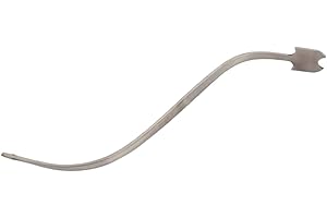 JEWEDECO Cello Double Bass Upright Sound Post Setter Tool Stainless Steel for Precise Soundpost Positioning