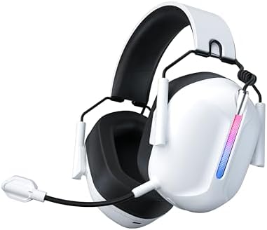 Omire OMIRE 2.4GHZ Wireless Gaming Headphones for PC, PS5, PS4,Switch, Mac ...