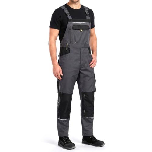 Stenso Men's Work Bib Prism – Heavy Duty with Numerous Pockets