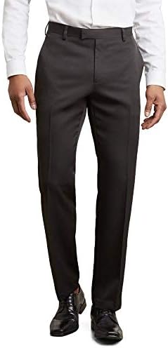 kenneth cole reaction straight fit stretch gabardine solid dress pants Kenneth Cole REACTION Men's Slim-Fit Stretch Gabardine Dress Pants  (Charcoal, 36Wx30L) at Amazon Men's Clothing store
