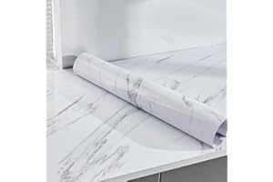 LONGYONG Countertop Contact Paper Peel and Stick Wallpaper Marble Contact Paper for Countertops Cabinets Drawers Removable Wallpaper for Bedroom Bathroom Waterproof Self Adhesive 35.4"x118"