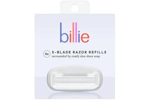 Billie 5-Blade Razor Refills 4 Count.