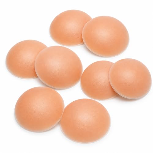 Combo 04 Pares de Protetor De Mamilo Tapa Bico do Seio Aréola Flexível Silicone Reutilizável Lavável Adesivo