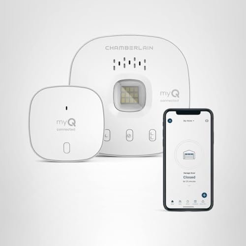 CHAMBERLAIN Smart Garage Control - Wireless Garage Hub and Sensor with Wifi & Bluetooth - Smartphone Controlled, myQ-G0401-ES, White - View 8