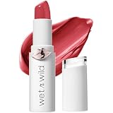 Wet N Wild Mega Last Matte Lip Color – Halbmatter Lippenstift Mit Hyaluronsäure, Cherry Picking