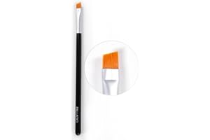 Palladio Angle Liner Brush, Tapered Makeup Brush, Precise Definition, Short, Stiff Brush, Perfect Detail, Flawless Straight L