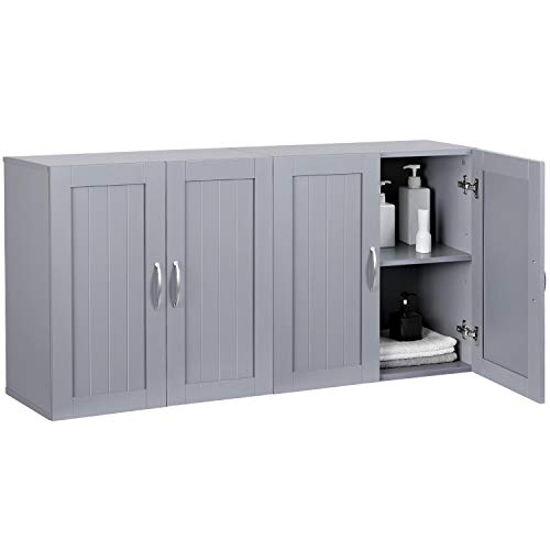 Yaheetech Bathroom Medicine 2 Door Wall Mounted Storage