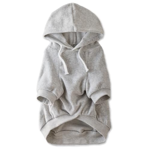 Pet Passion Cooper II Organic Cotton Velour Dog Hoodie Pet Coat for Small, Medi…
