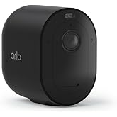 Arlo Pro 5S 2K Wireless Camera with Spotlight, Color Night Vision, Motion Detection, Dual-Band Wi-Fi, 2-Way Audio, Integrated Siren, Black, 1 Pack, VMC4060B (Renewed)
