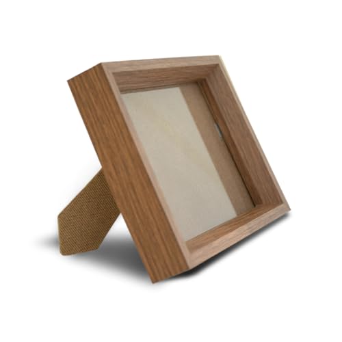 Porta-Retrato Vazado Fundo 15x21 Design Moderno e Elegante para Decorar sua Casa ou Escritório (Tabaco)