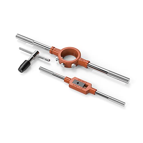 Muzerdo 131PCS Sae and Metric Coated Bearing Steel Tap and Die