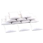 RJ Displays 12 Pack White Faux Leather Jewelry Display Pillow Set – Bracelet, Watch, Bangle & Necklace Cushion Display for Jewelry Boxes, Retail Showcase & Storage, Soft Padded Insert 3.5" x 3" Inches