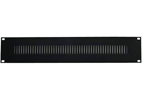 19" Vented Rack Blanking Panel/Plate - 1/2/3/4U 2U