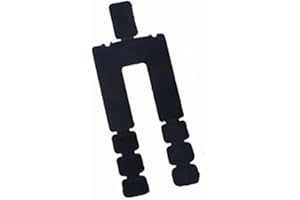 Stack Shim 3 5/8" x 1 7/8" x 1/16", Stackable 256 Pcs, Black Color, Leveling Shims for Windows and Doors, Made in USA, Free and Quick Shipping, Stackshim BFSEALS
