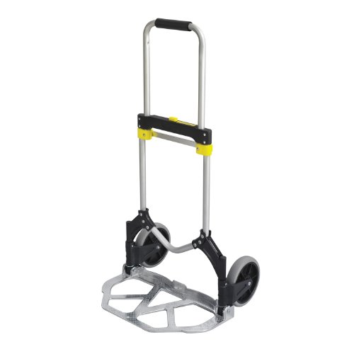 SafcoÂ® Stow-Away Medium Hand Truck Cart, 275lb Capacity, 19-1/2w x 18d x 39h, Aluminum