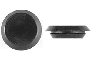 AMZ Clips And Fasteners 50 9/16" Black Plastic Flush Type Hole Plugs 7/8" Head