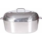 13 Inch Aluminum Oval Roaster - McWare by Cajun Classic Cookware