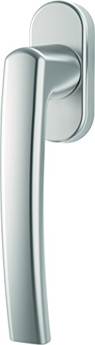 Fenstergriff Roto Line natursilber mit Schrauben Vierkantstift 7 x 32 mm