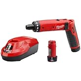 Milwaukee 2101-22 M4 1/4 Hex Screwdriver Kit W/2 Bat
