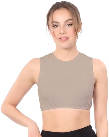 Kosher Casual Modest High Neck Cropped Tank Layering Shell – Modesty Panel  for Women – Crop Tank for Low-Cut Dresses & Tops, Beige, S price in UAE |  Amazon UAE