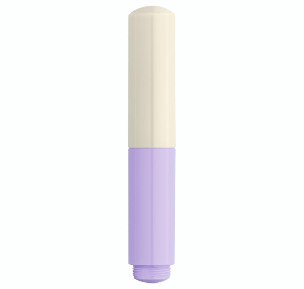 czxwyst Majohn Wancai II Mini Fountain Pen Pocket Travel Ink Pen (Fine Nib, Purple and White)