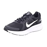 NIKE Men's Run Swift 2 Shoe, Black White Dk Smoke