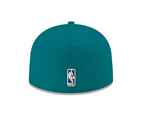 New Era NBA Charlotte Hornets Men\'s Official 59FIFTY Fitted Cap, 6.875, Teal