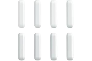 ONiLAB 8PCS 8.5 * 35mm Magnetic Stirrer Mixer Stir Bars, White Color, Stir Rod Magnetic, Laboratory Magnetic Stir Bar Set,Stir Plate Bar, Stir Plate Magnet Stick