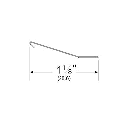 Pemko - P51B17 Spring Bronze Weatherstrip, 1.125" W