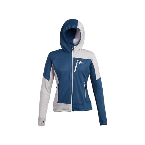 ANDE W31052-6274 Langes Oberteil für Damen, Jeansblau/Lila