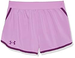 Under Armour Girls' Fly By Shorts , (537) Jellyfish