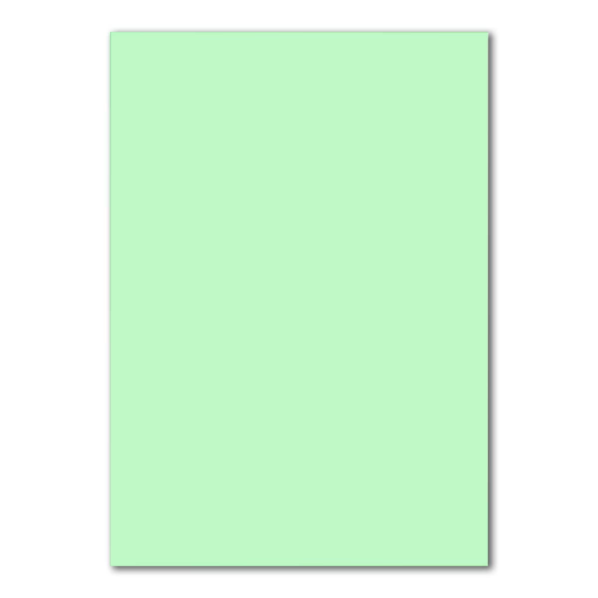 Gustav Neuser 100 Sheets DIN A5 Paper – Mint Green – 120 g – 14.8 x 21 cm – Craft Sheet Coloured Paper Craft Paper Letter Sheet – FarbenFroh by Gustav Neuser