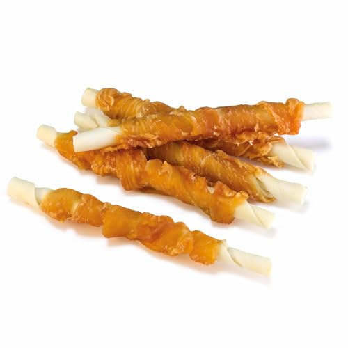 Twist with Rolled Chicken 13 cm (Bulk - 3 kg) - Natural Snacks for Dogs