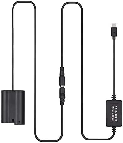 Morelian PD USB Type-C Cable to EP-5B Dummy Battery DC Coupler EN