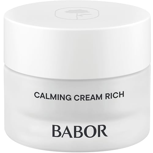 BABOR SKINOVAGE Calming Cream Rich, Rich Face Cream for Sensitive Skin, Soothing Moisturizer without Dyes or Fragrances, Vegan, 50 ml
