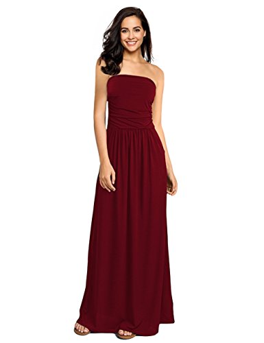 GloryStar Women's Floral Casual Beach Party Maxi Dress
