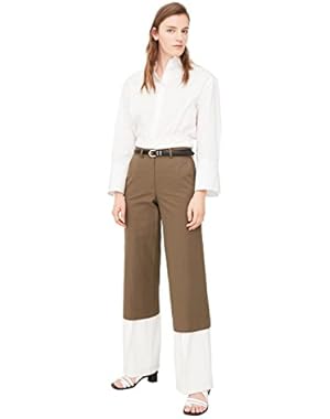 Mango Women's Cotton Crop Trousers