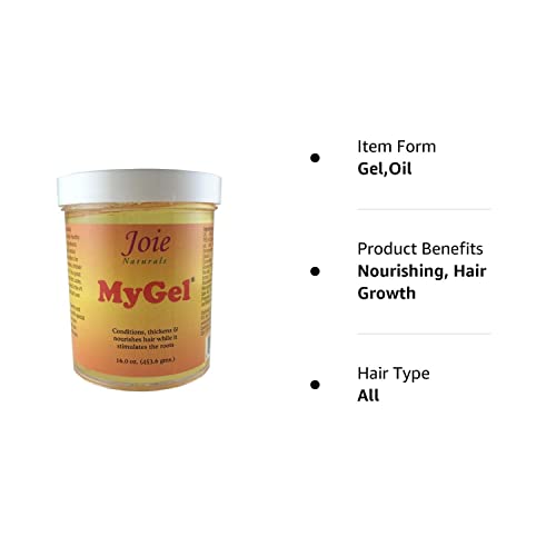 Joie Naturals MyGel Hair Styling Gel, 16 ounces Pricepulse