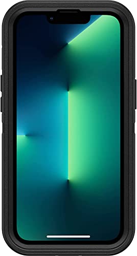 OtterBox iPhone 13 Pro (ONLY) Defender Series Case - Black, Rugged & Durable, with Port Protection, Includes Holster Clip Kickstand