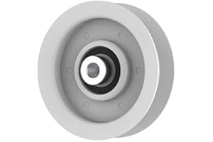 Phoenix Mfg. Flat Idler Pulley, 3.06'' Flat Diameter, 3/8" Bore, Steel