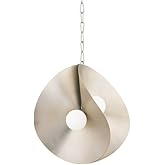 Corbett Lighting 330-24-WSL Peony 4 Light 24 inch Warm Silver Leaf Pendant Ceiling Light