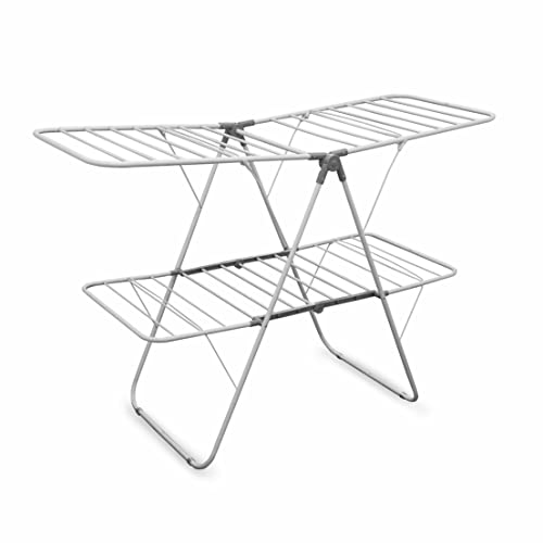 Brookstone [2 Tier [Double Spaced] Foldable Clothes