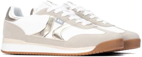 - Sneakers Femme Or - Chaussures Confortables et polyvalentes - Mode décontractée - Modèle 14501906 (Taille38)