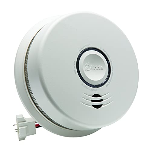 Kidde Wireless Hardwired Smoke Detector, 10Year Battery Backup, Voice