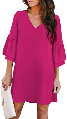 BELONGSCI Women's Dress Sweet \u0026 Cute V 
