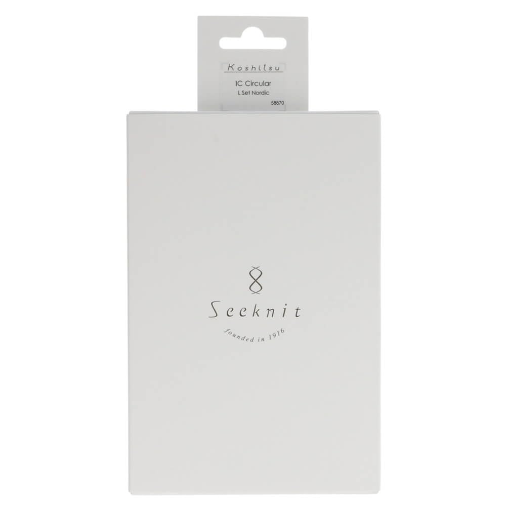 Seeknit KA58870 Circular Knitting Needles Set, Bamboo, White, Large — image 1