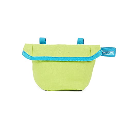 brompton Original Saddle Pouch Bag in Lime Green and Lagoon Blue (Q100587)